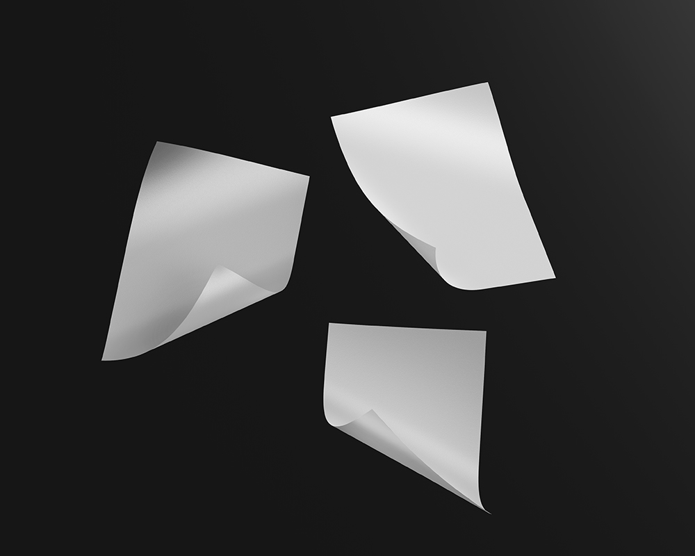Mockup Featuring 4 Floating A4 Papers preview