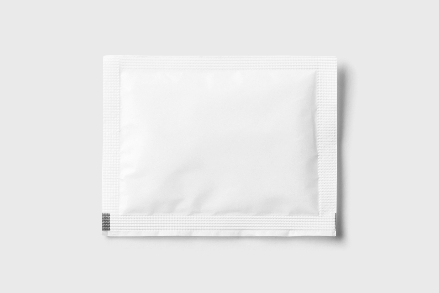 Top View of a Sugar Sachet Mockup