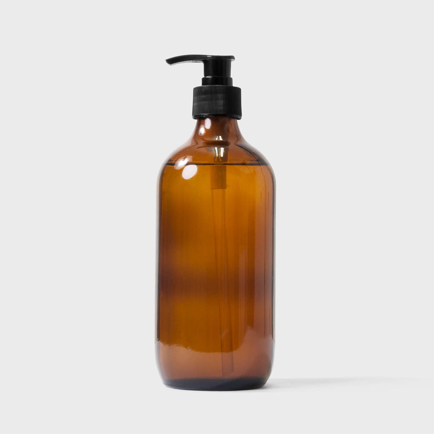 Front View of Two Dispenser Bottles Mockup preview