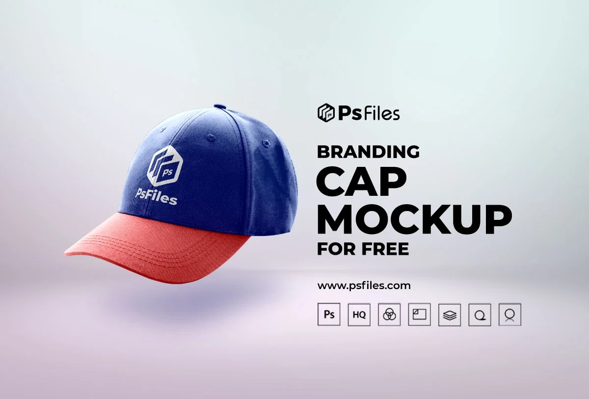 Front View of a Baseball Cap Mockup preview