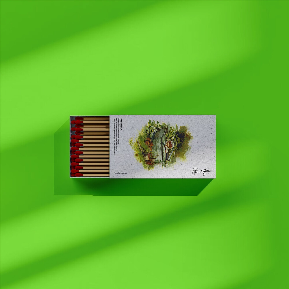Top View of a Match Stick Box Mockup