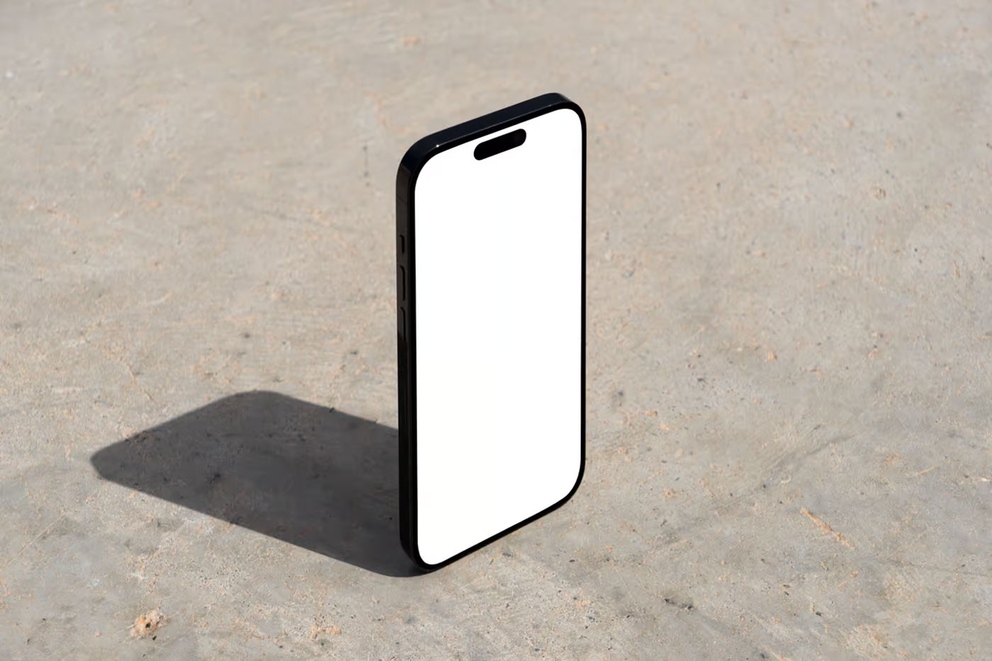 Standing iPhone Pro Mockup preview