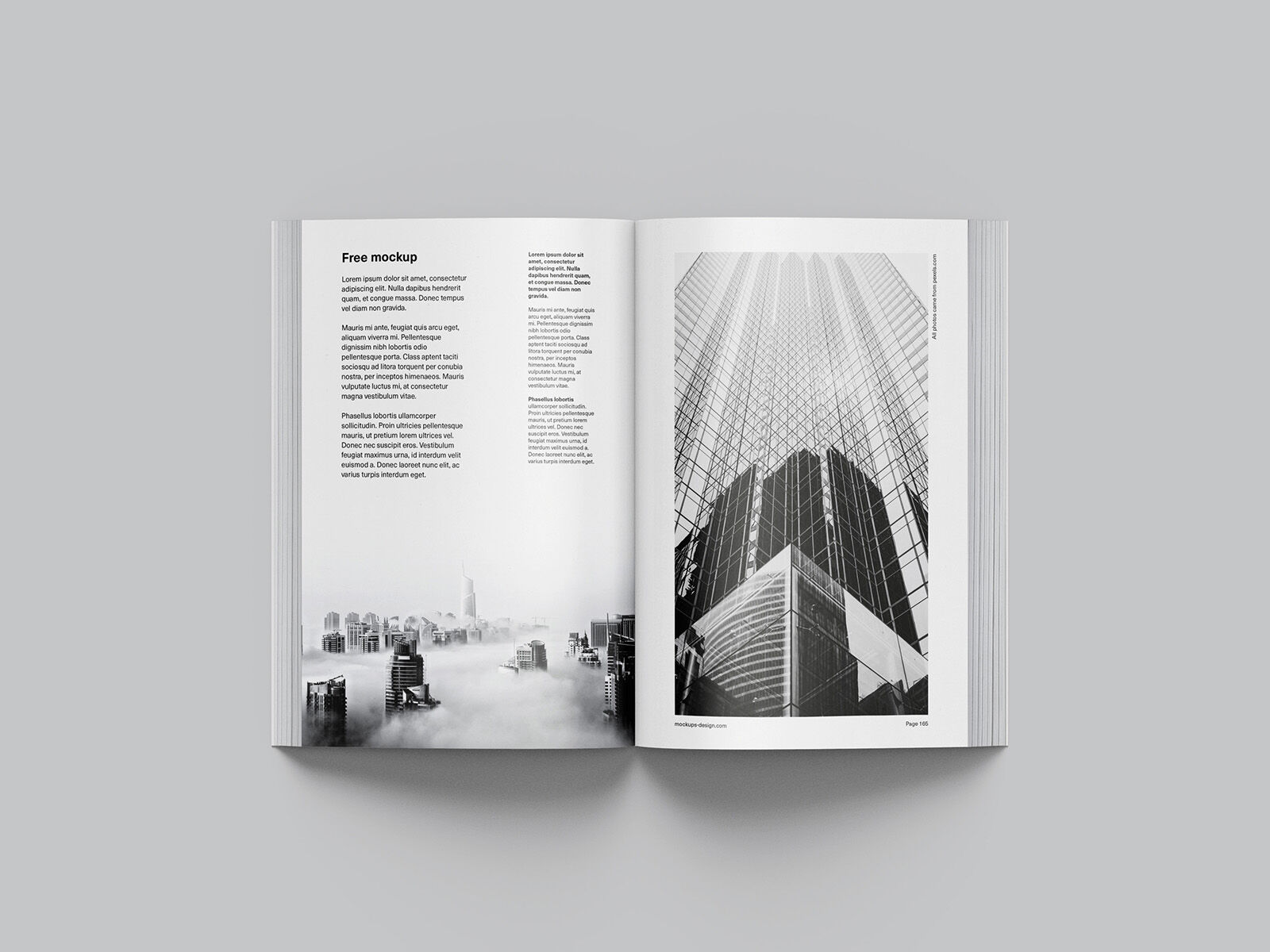Seven Different Angles Mockups of a Thick Book preview