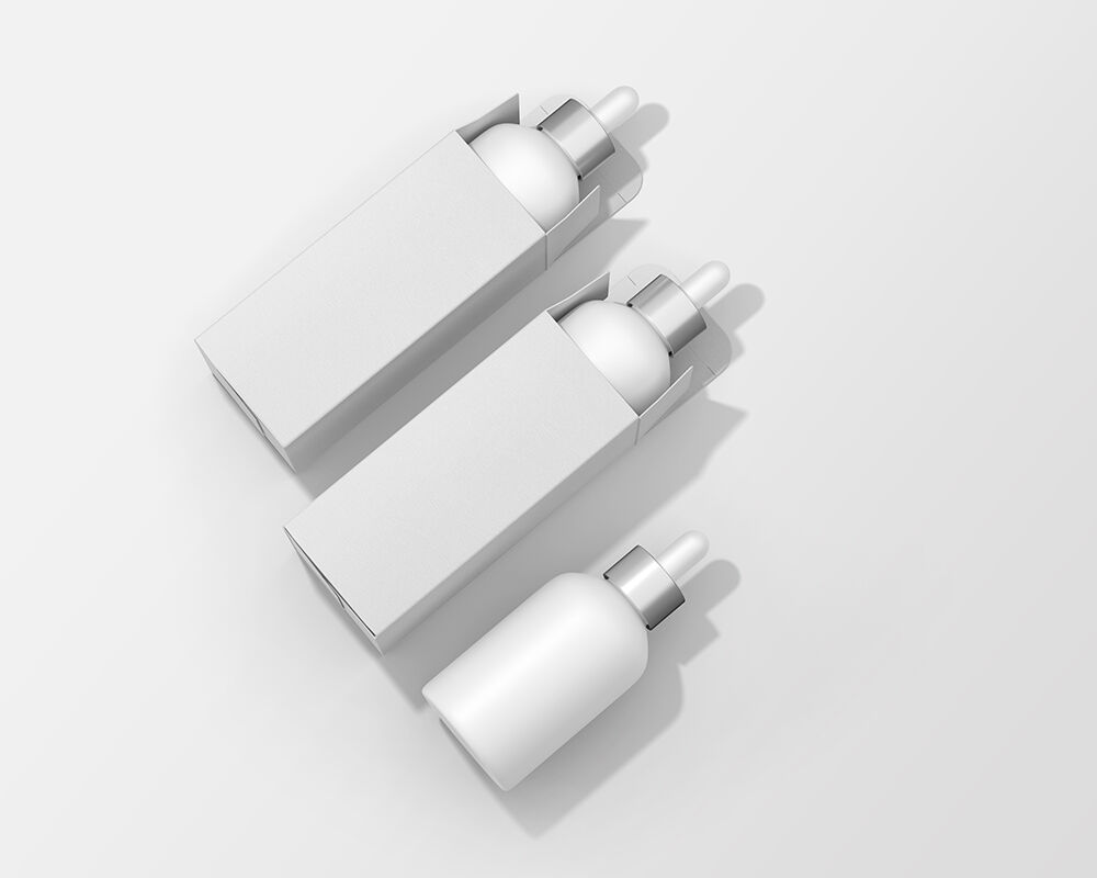 Free Dropper Bottle Packaging Mockup preview