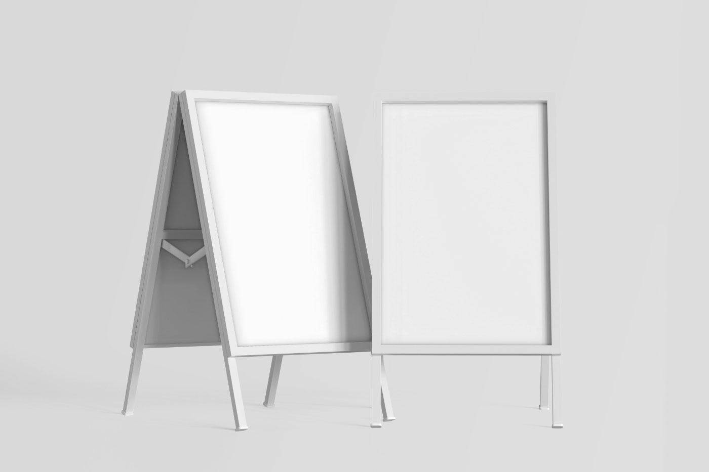 Double Menu Stand Mockup preview