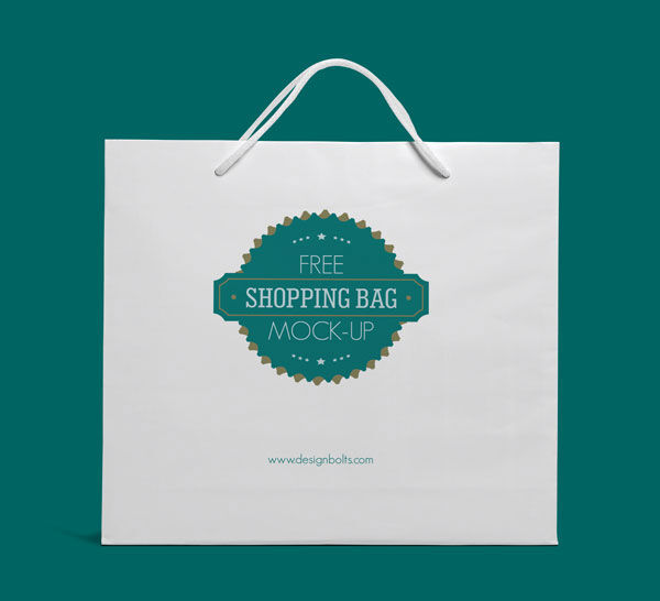 Front View of a Eco Friendly Shopping Bag Mockup preview