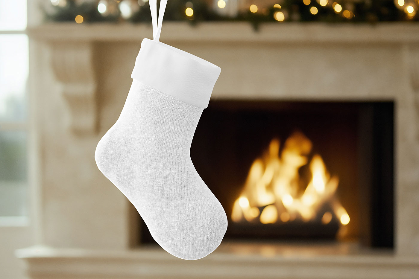 Christmas Sock Mockup