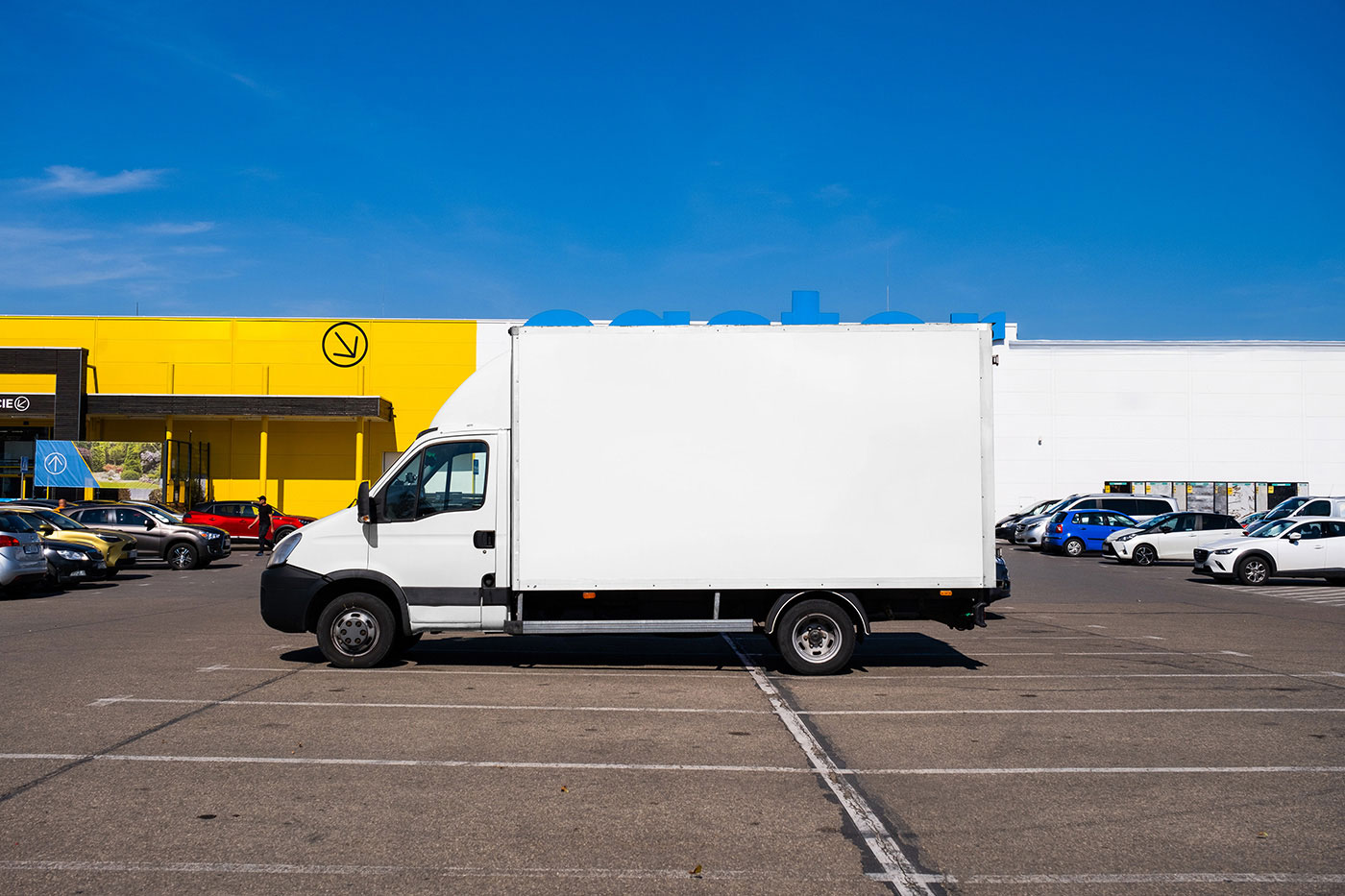 Delivery Car Mockup preview