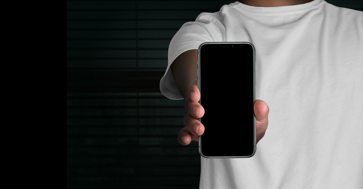 Mockup of iPhone 11 Pro in a Person’s Hand preview