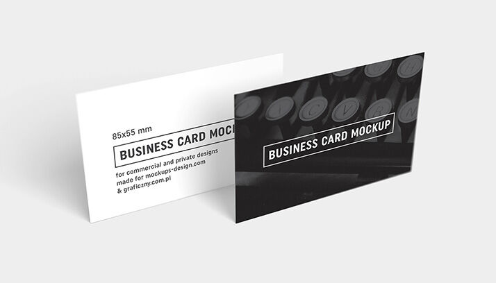 Six Mockups Showing Different Views and Number of Business Cards preview