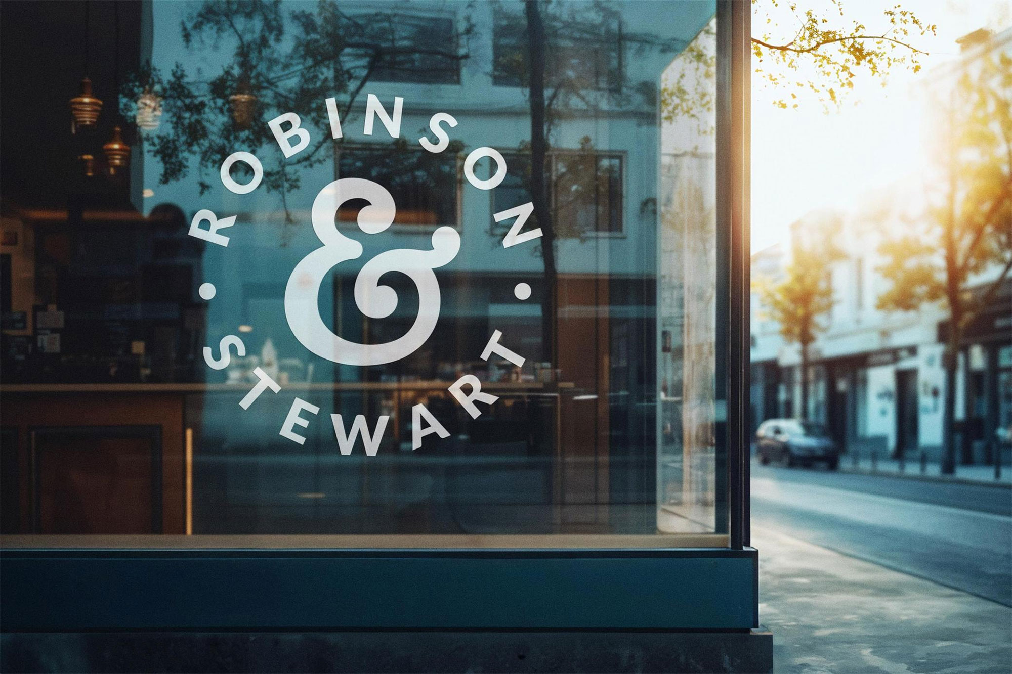 Window Decal Logo Mockup preview