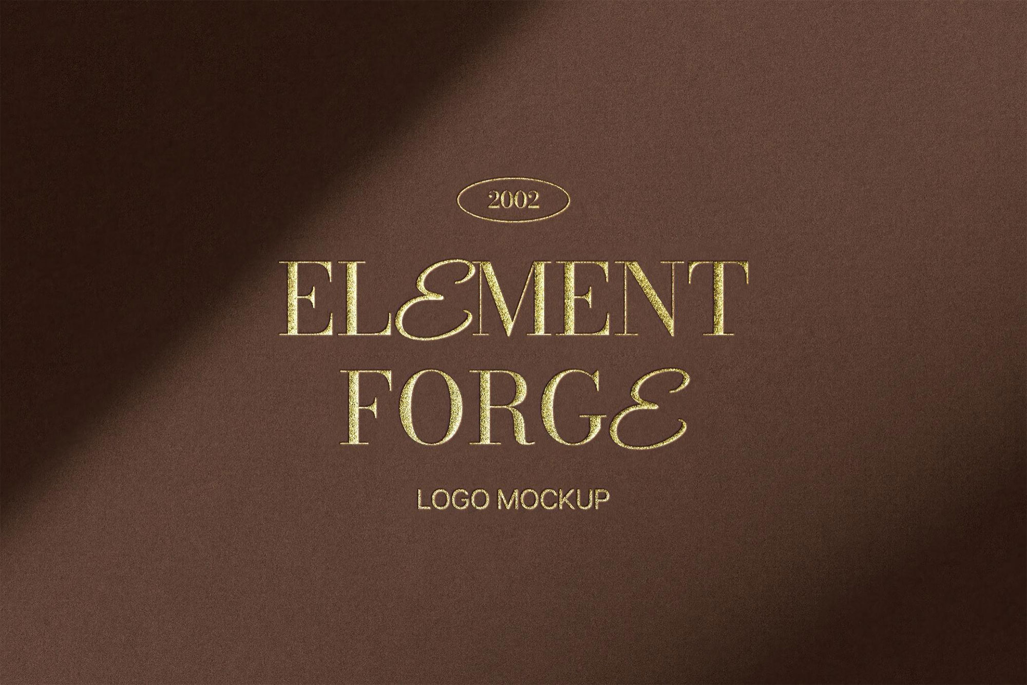 Elegant Shadow Overlay Logo Mockup preview