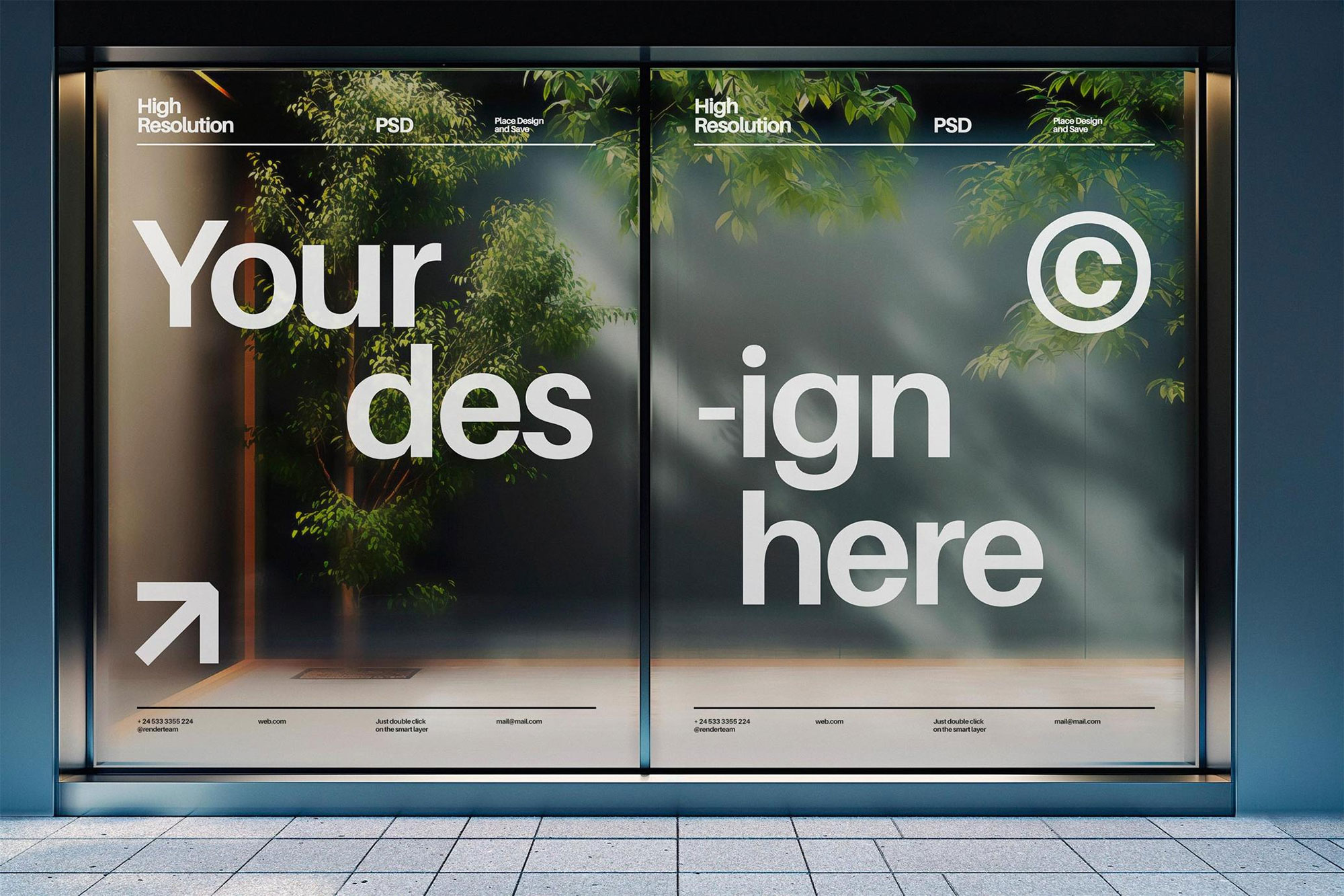 Shopfront Ad Mockup preview
