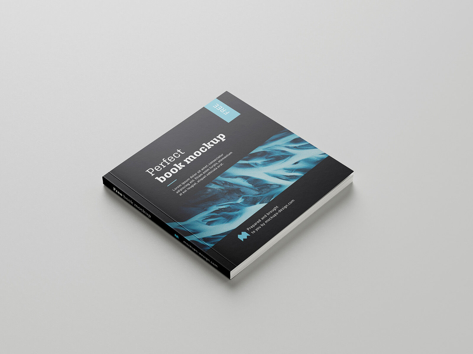 8 Square Book Mockups in Different Views Including a Grid Layout preview