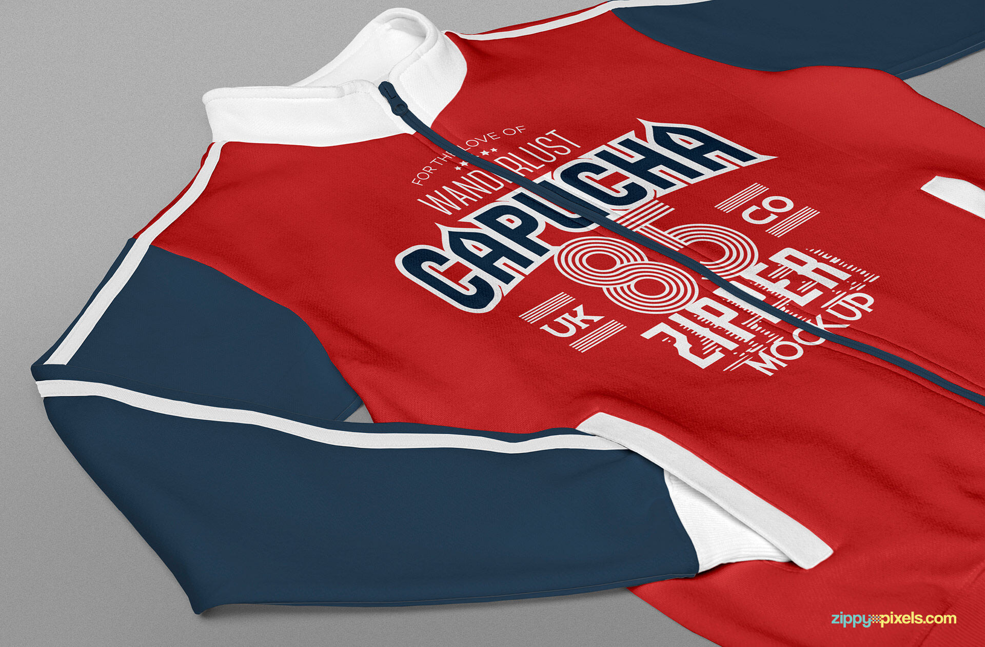 Perspective View of a Sweatshirt Mockup preview