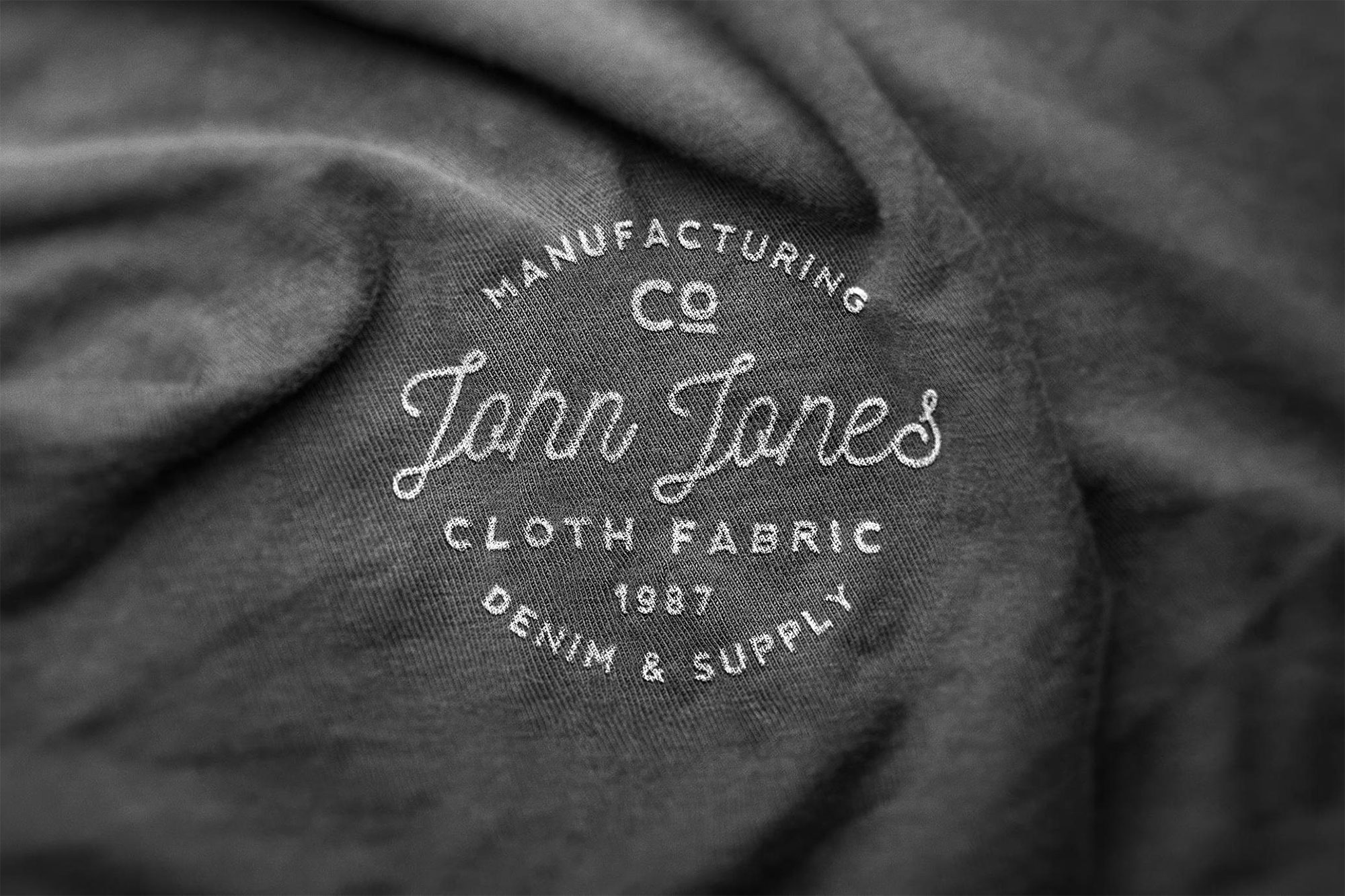 Authentic Fabric Logo Mockup preview