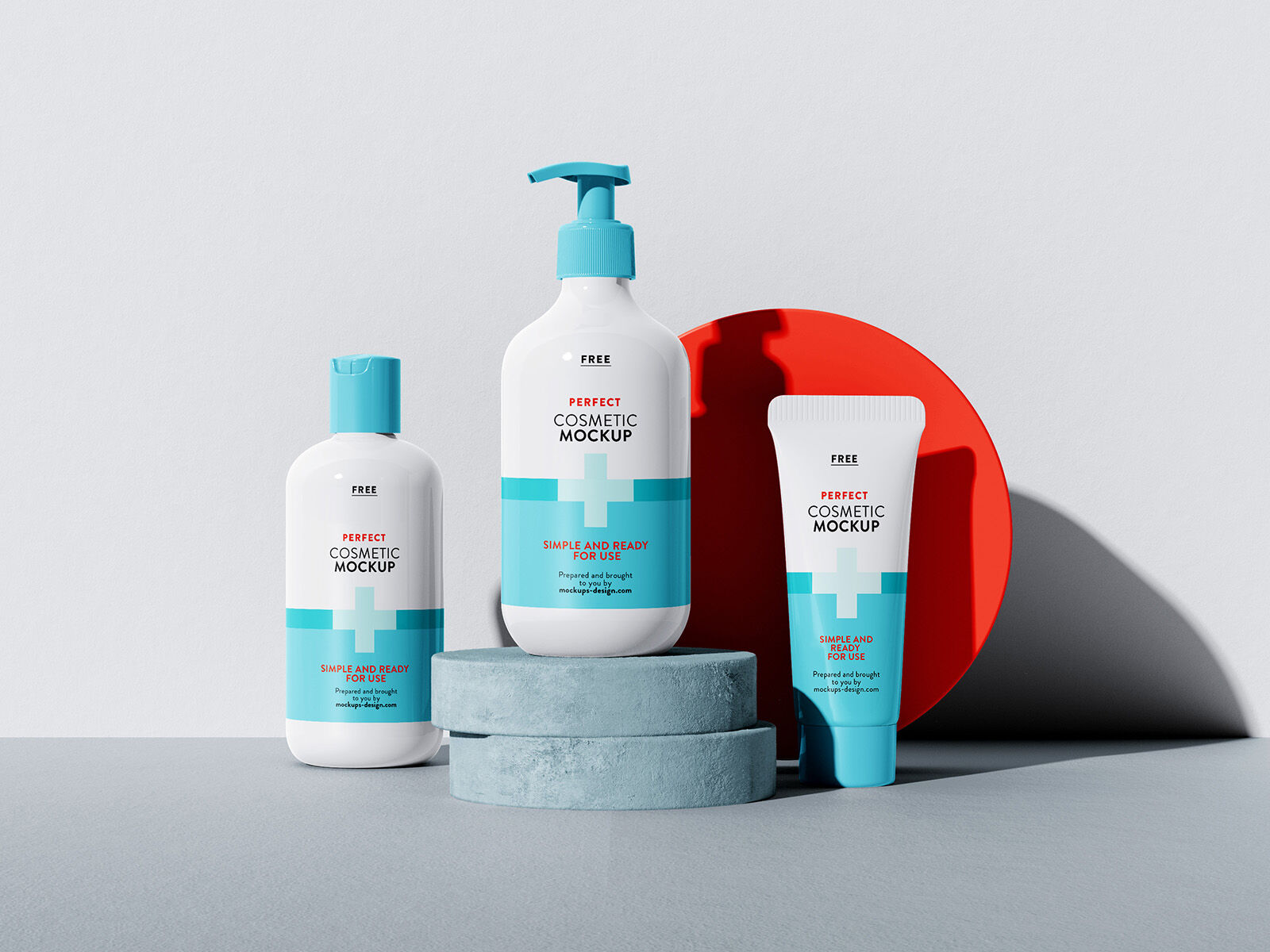 Five Cosmetics Packaging Mockups from Different Angles preview
