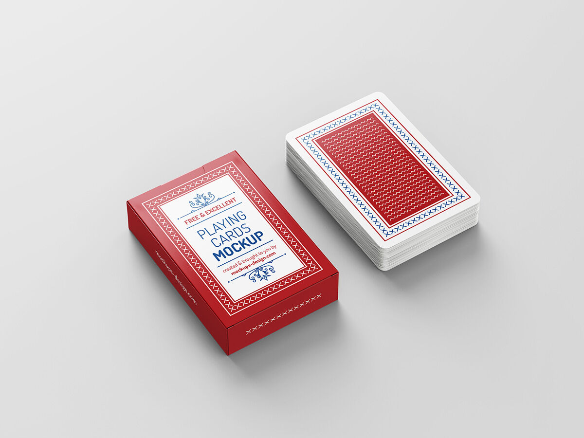 8 Mockups Featuring Playing Cards in Various Shots