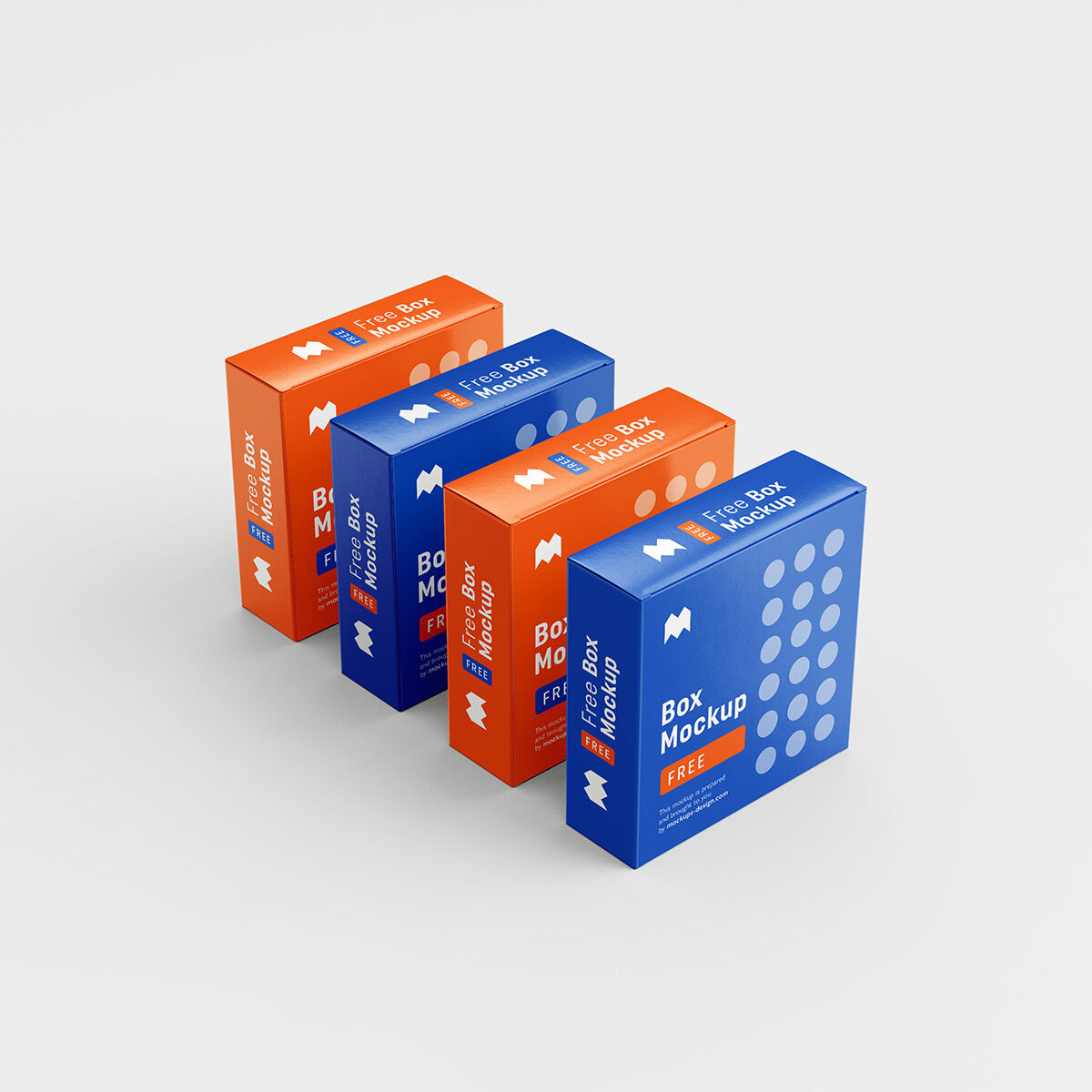 Six Realisitic Box Mockups from Different Angles preview