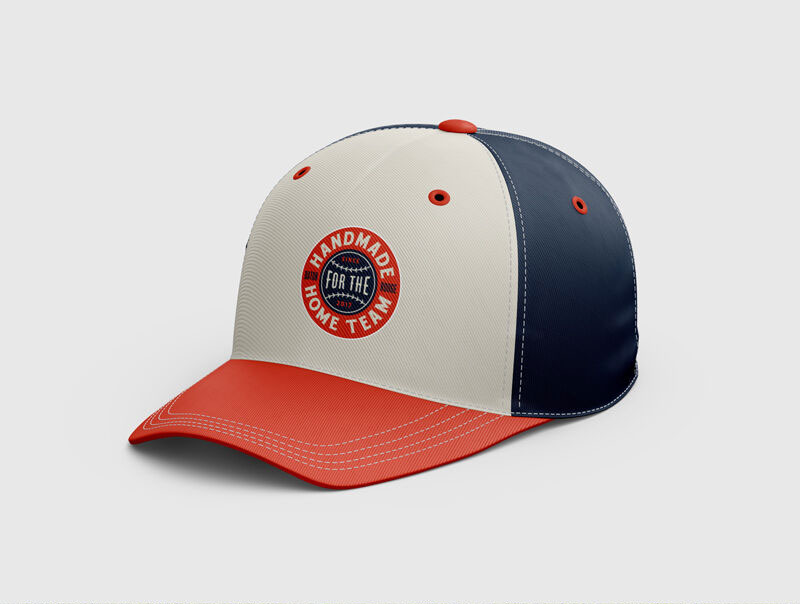 Sideview Baseball Cap on the Floor Mockup