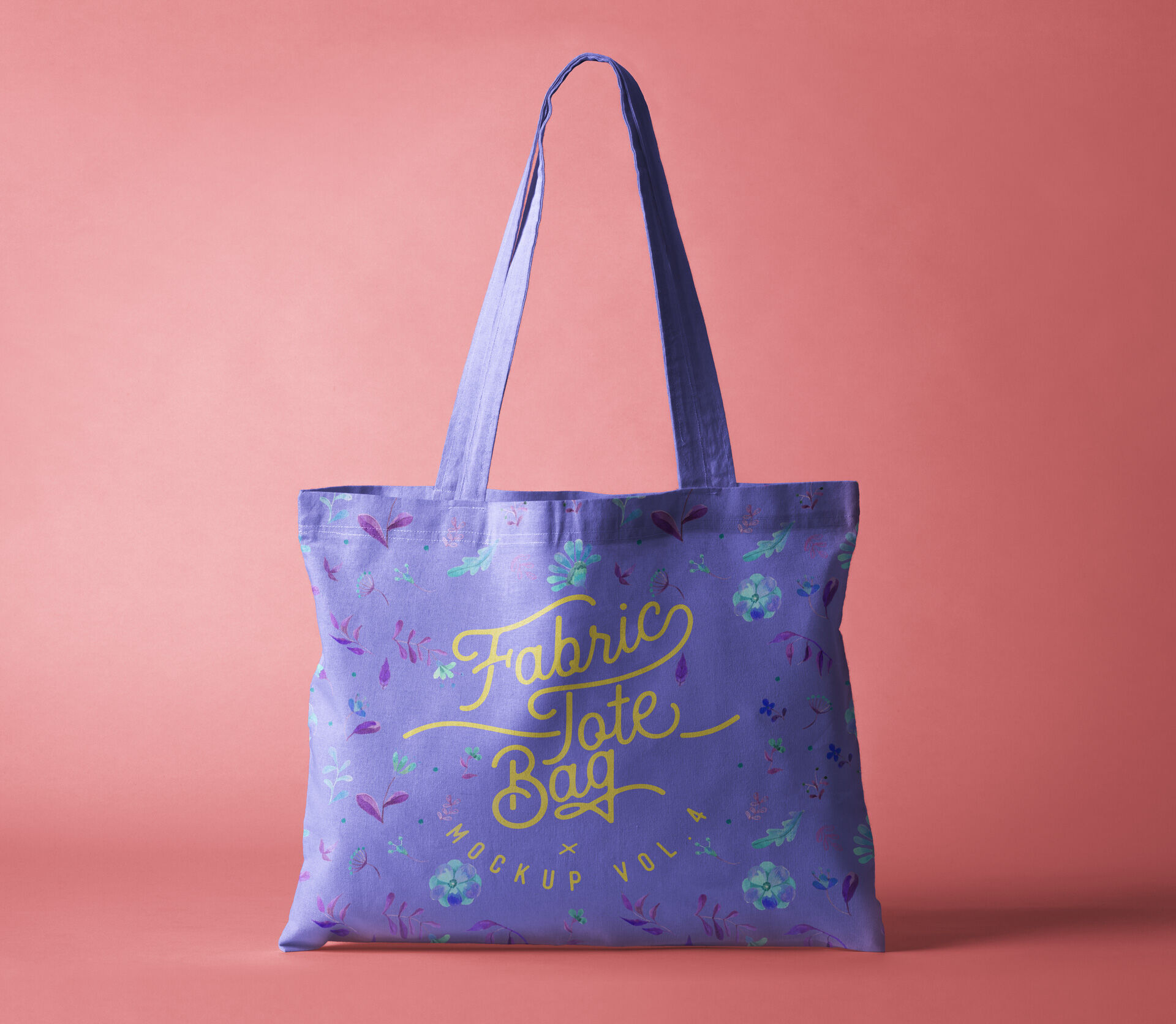Large Tote Bag with Long Handles Mockup in Front View preview