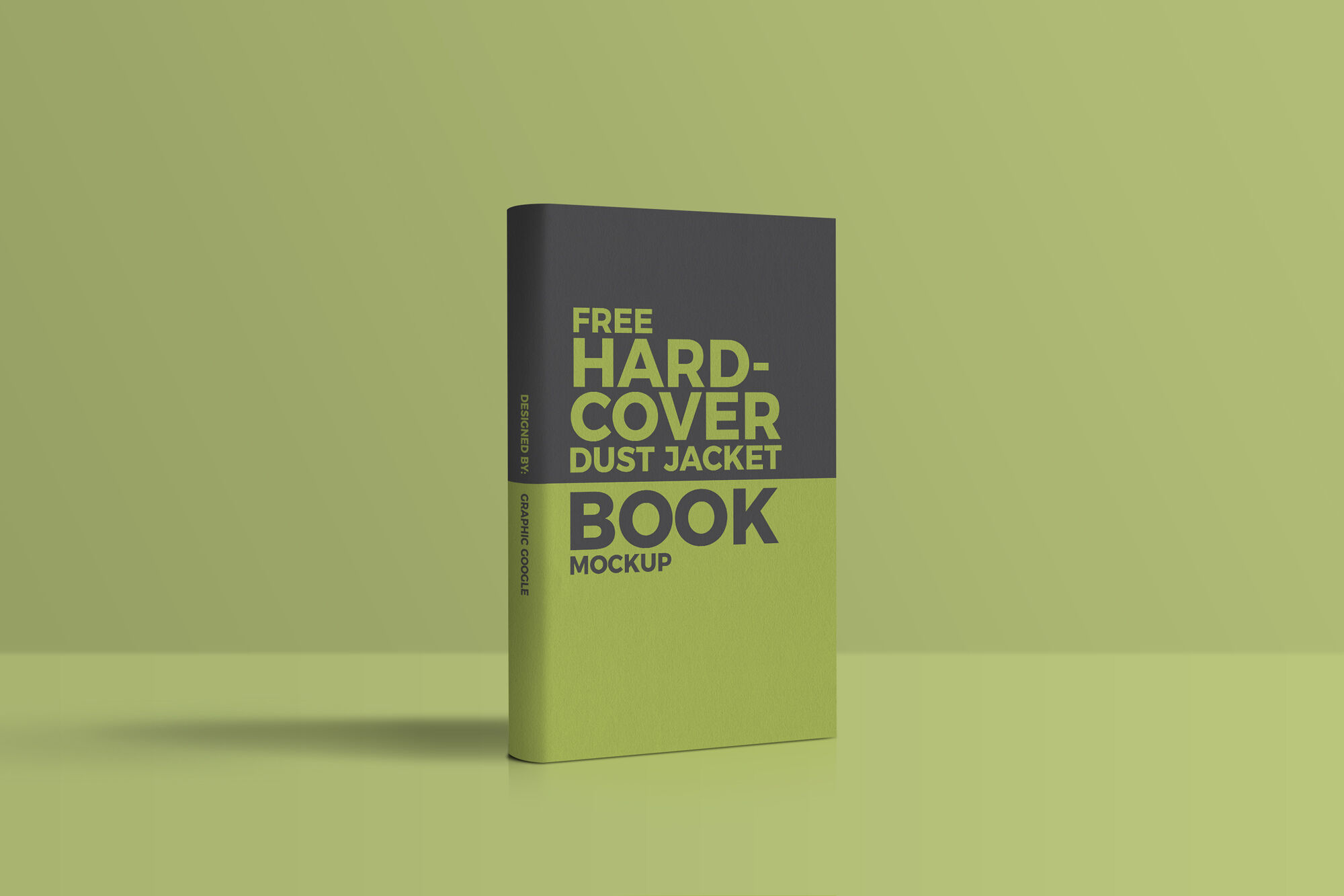 Mockup of Hardcover Books with Dust Jackets Standing in Perspective preview
