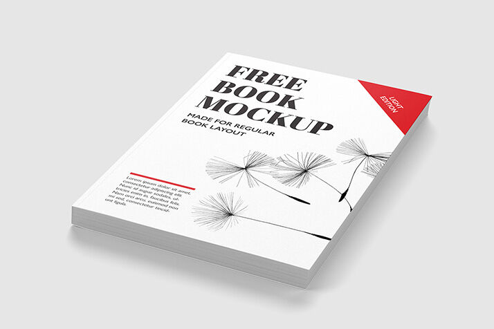 5 Perspective Softcover Book Mockups preview