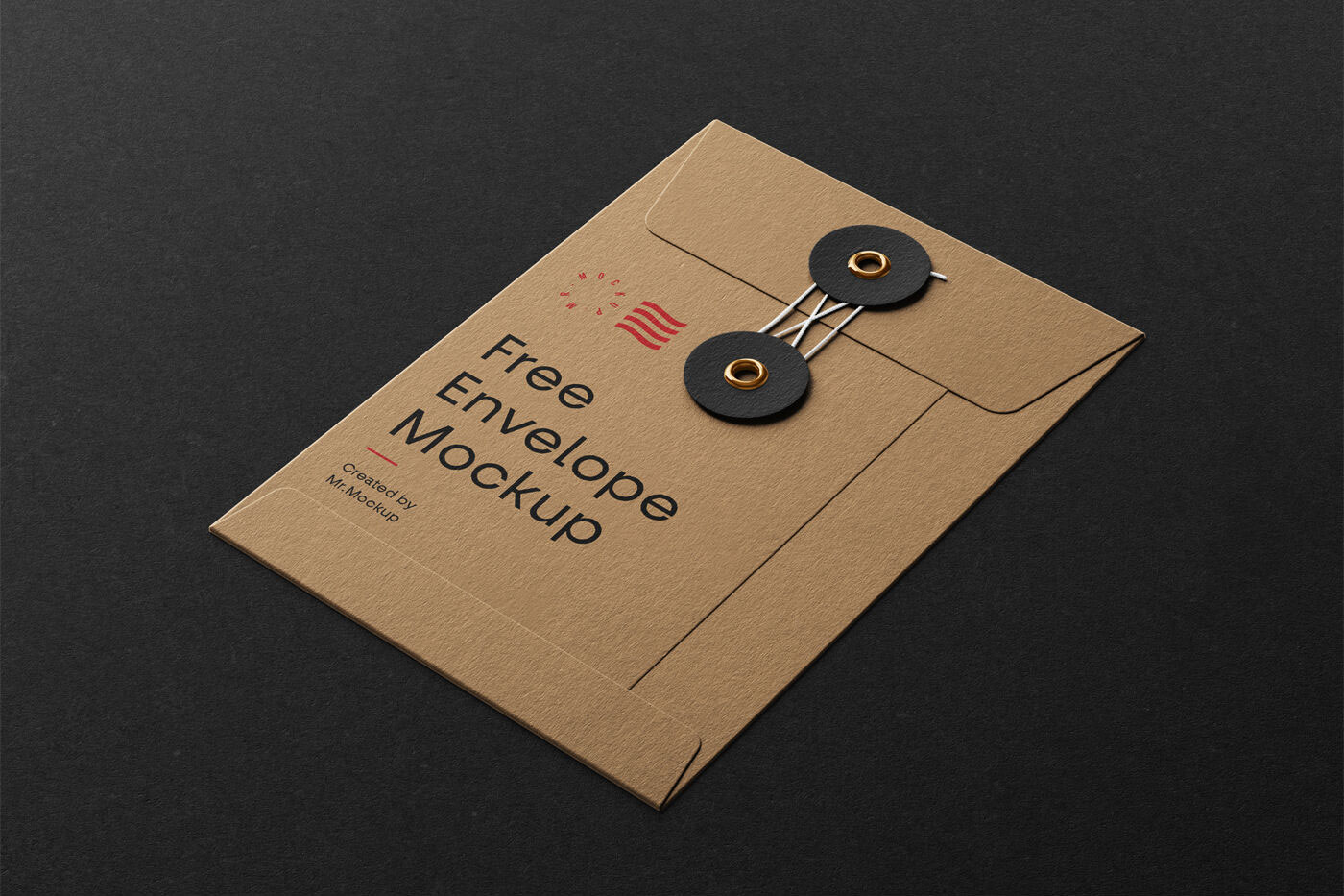 Mockup Showing Perspective View of Small String and Washer Envelope preview